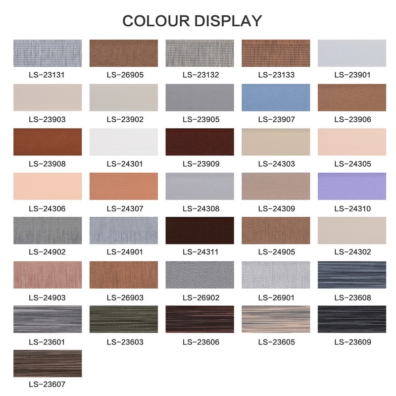 High Quality New Design 2-Inch Fabric Blinds Window Curtain