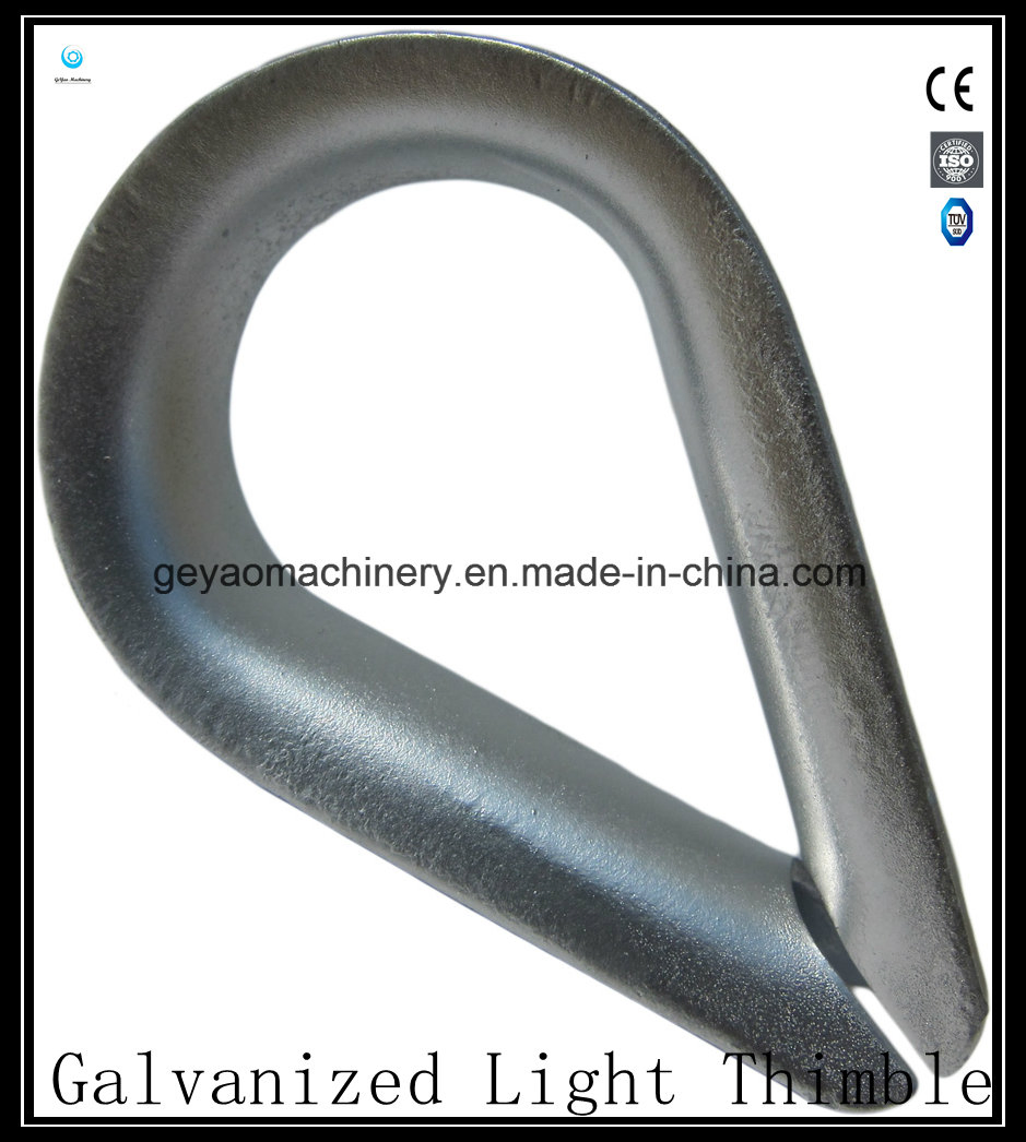 Zinc Plated Light Wire Rope Thimble