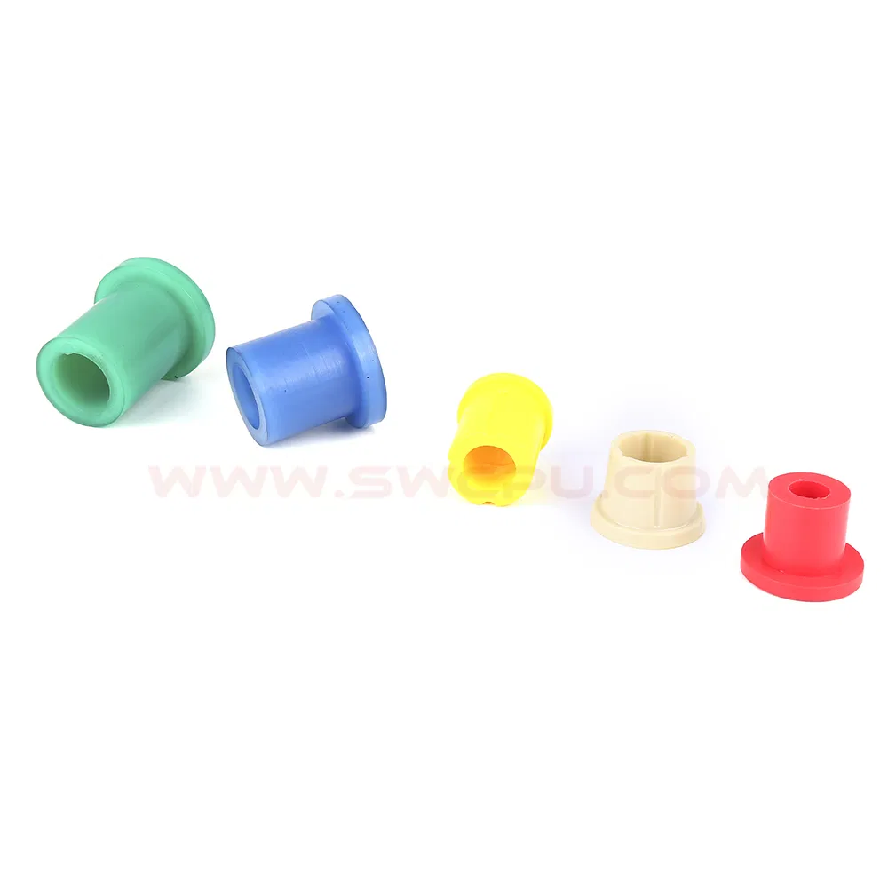 Custom Anti Impact High Temperature Polyurethane Rubber Plastic Molded Flange Bushing