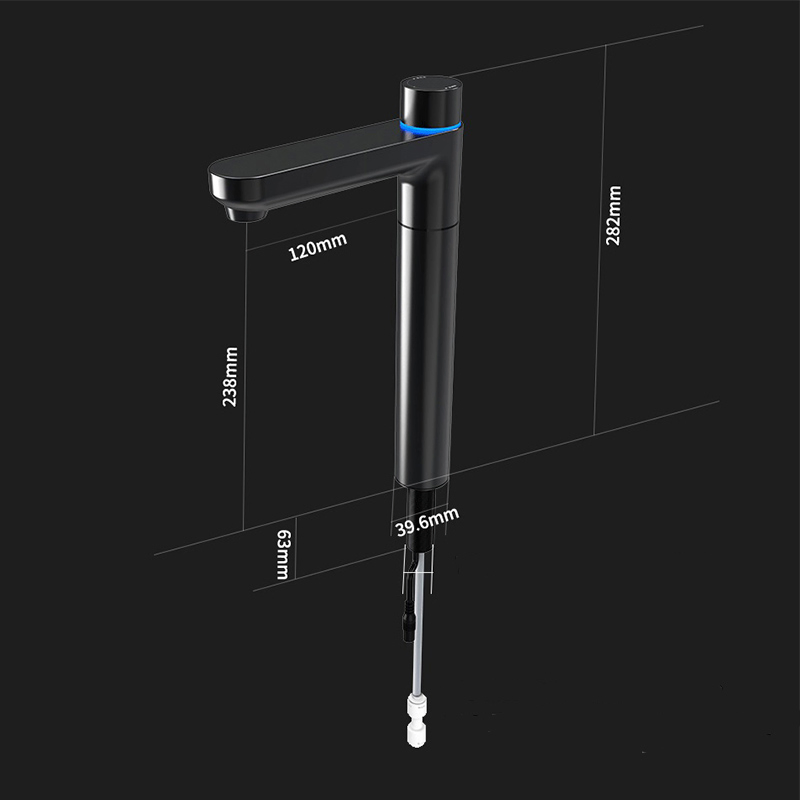 Conbl Built-in UV-C LED Sterilizer Purified Water Faucet with Indicator Ring