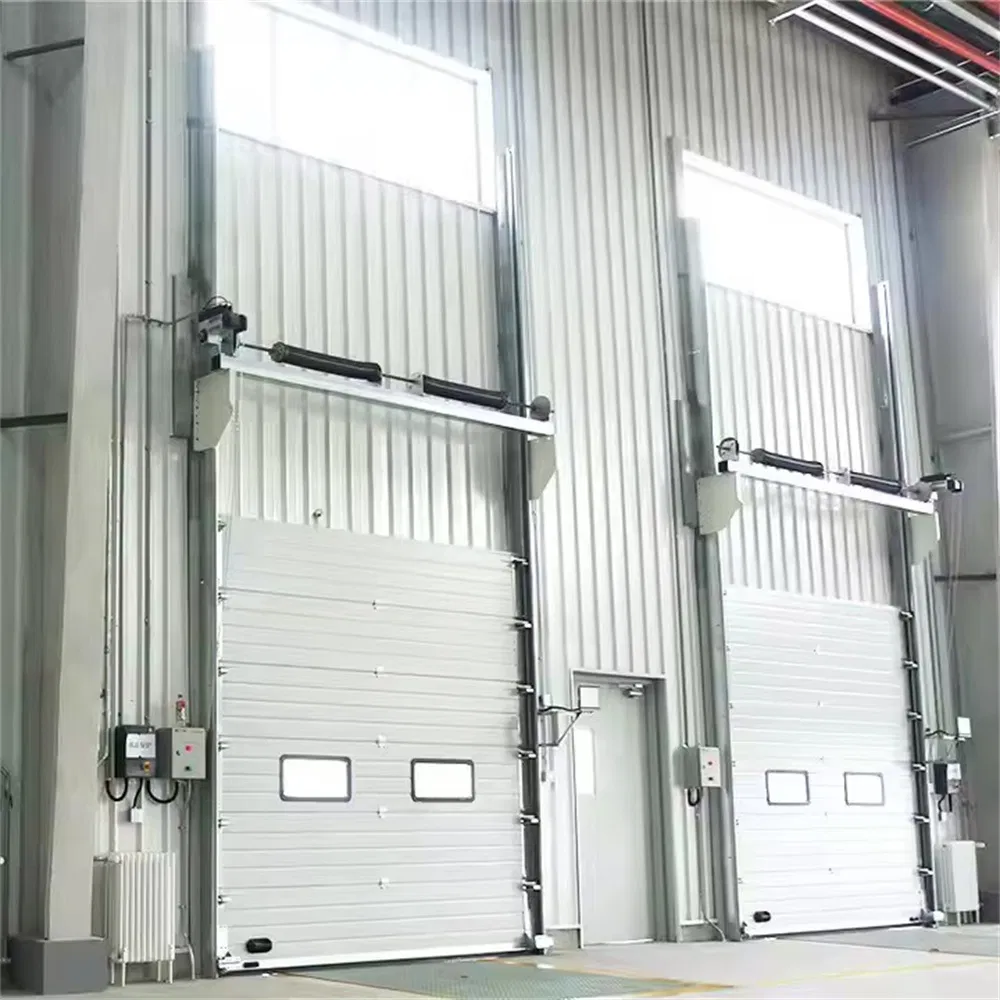Hot Selling Automatic Industrial Sliding Doors Overhead Steel Vertical Lifting Sectional Warehouse Dock Door