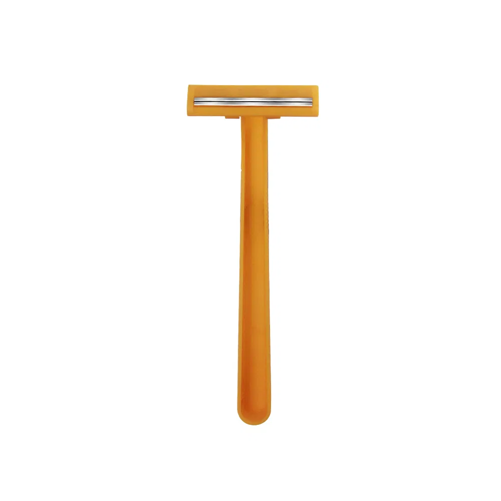 Promotional Cheap Price Plastic Handle Twin Blade Hotel Razor