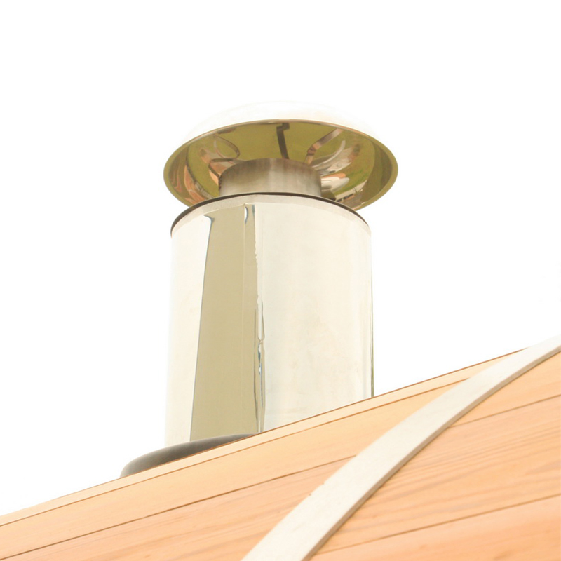 Бочковая сауна из кедра на 6-8 человек с печью