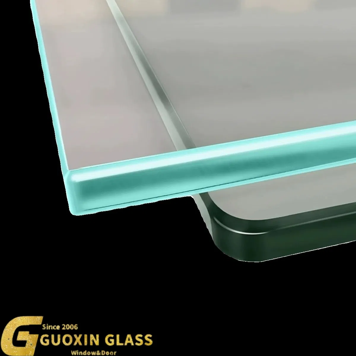 Premium Guoxin Soundproof Tempered Glass Partition with Custom Thickness