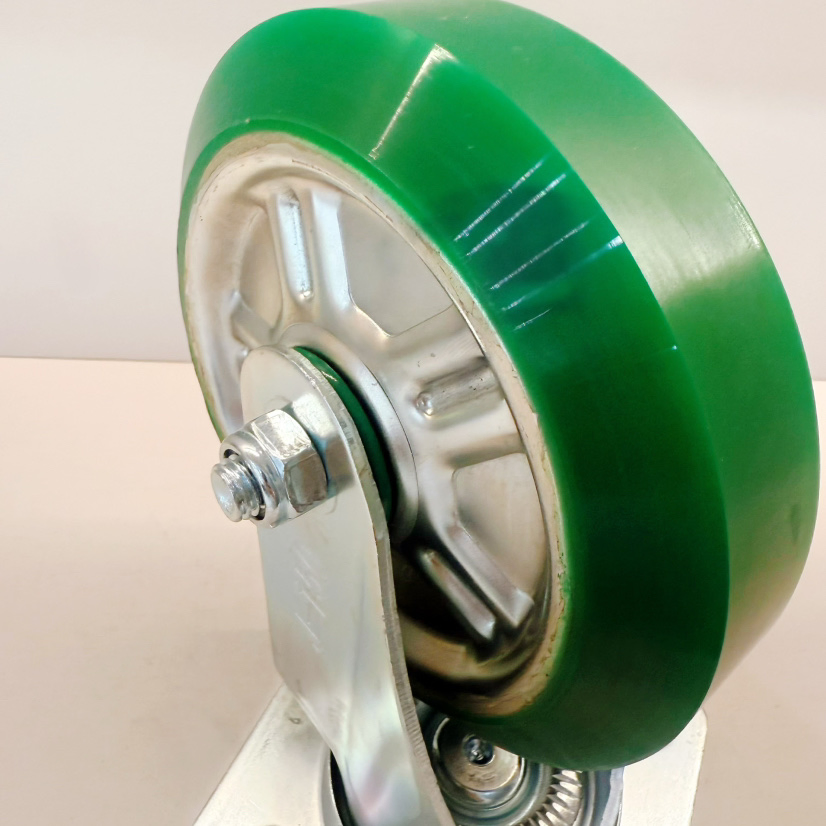 6 Inch Heavy-Duty Sun Core Swivel PU Casters for Trolley Wheel