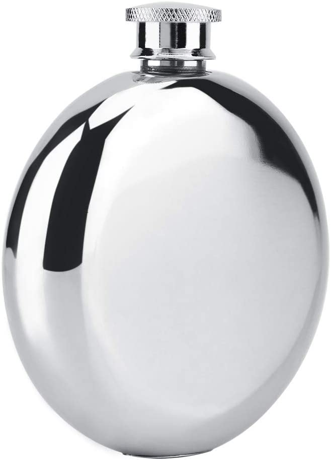 5oz/150ml Portable Stainless Steel Wine Whiskey Round Alcohol Bottle Flask for Banff Fifty First