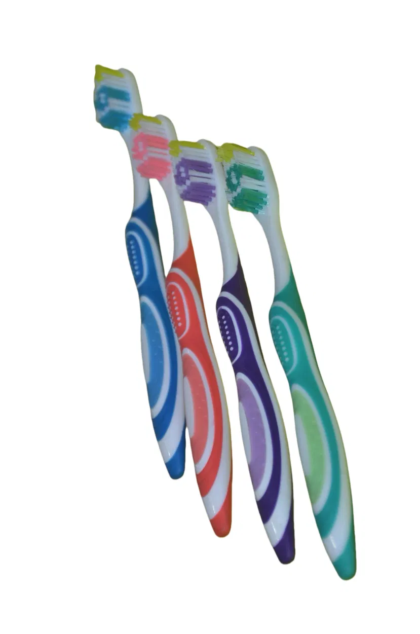 PLA Toothbrushes Biodegradable Adult Toothbrushes Ultrasoft Tapered Bristle Toothbrushes