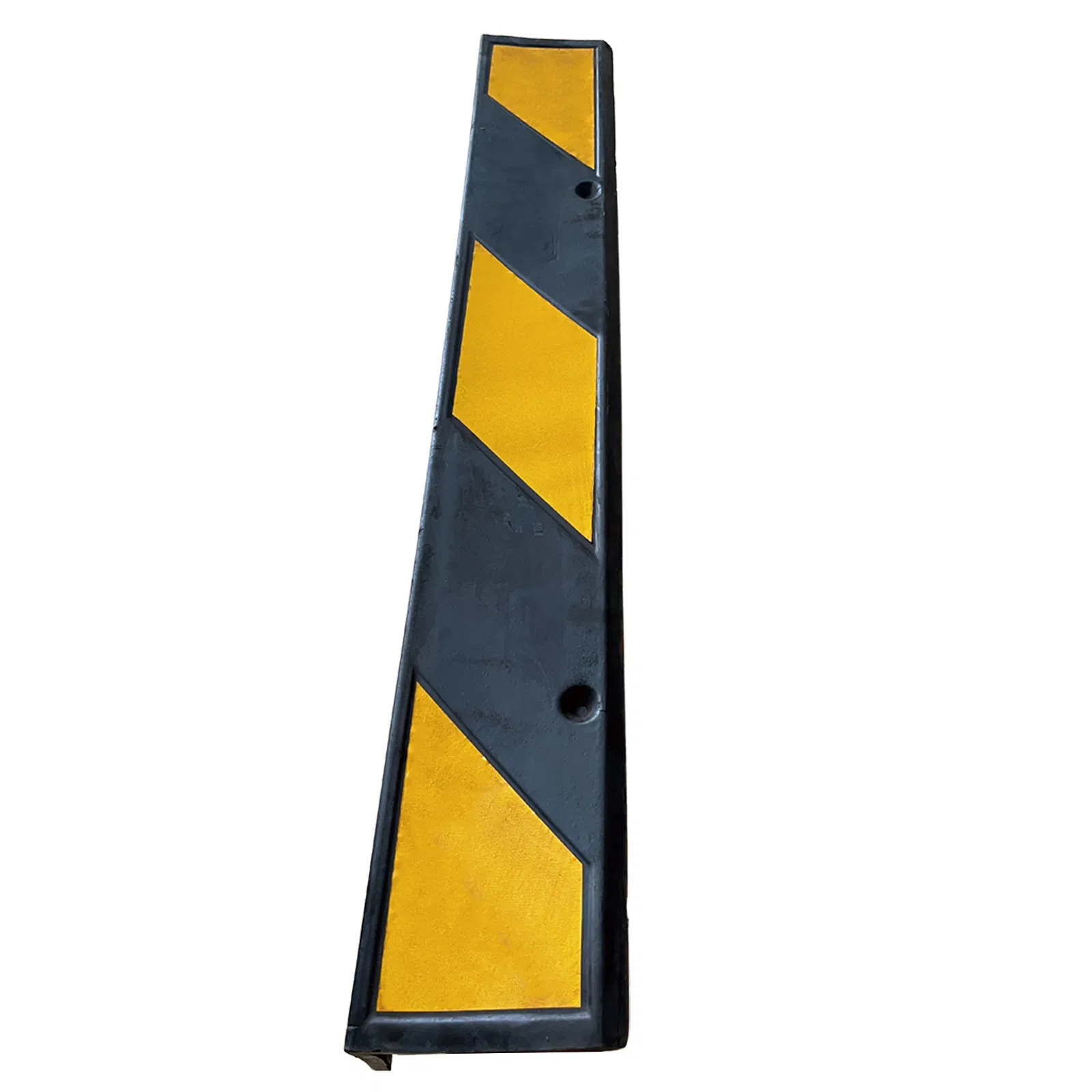 Rubber Wall Corner Guard with Reflective Yellow Strip, 1000m Garage Guards for Parking Garages and Warehouse Columns