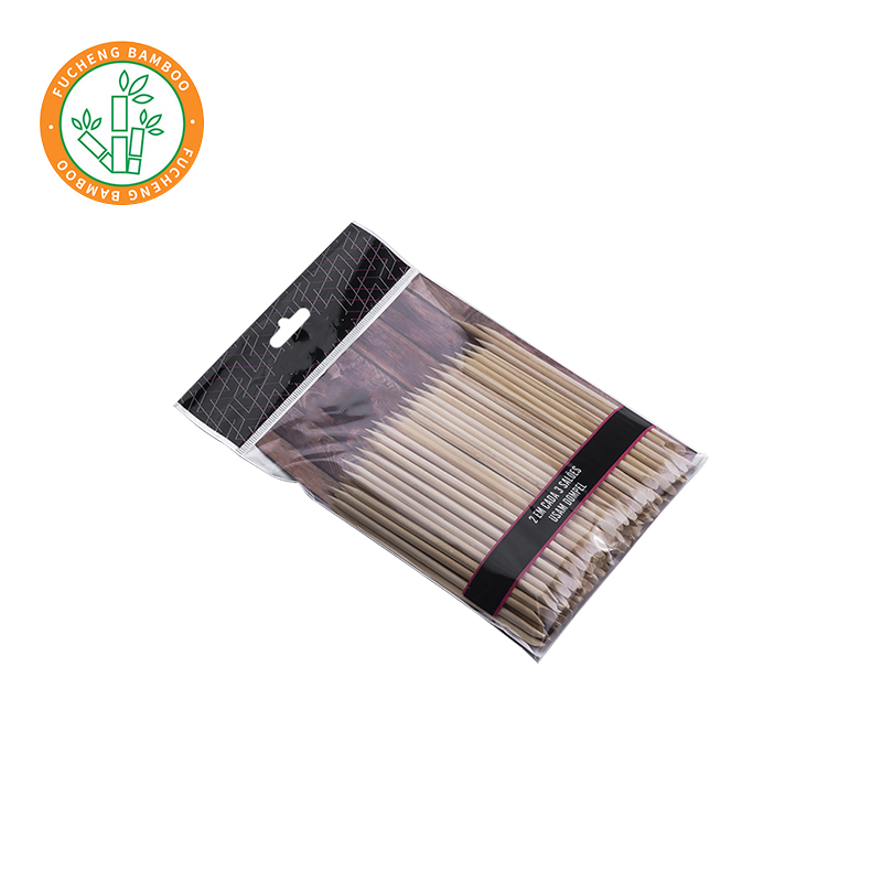 100PCS Bamboo Nail Sticks Cuticle Remover Manicure Set