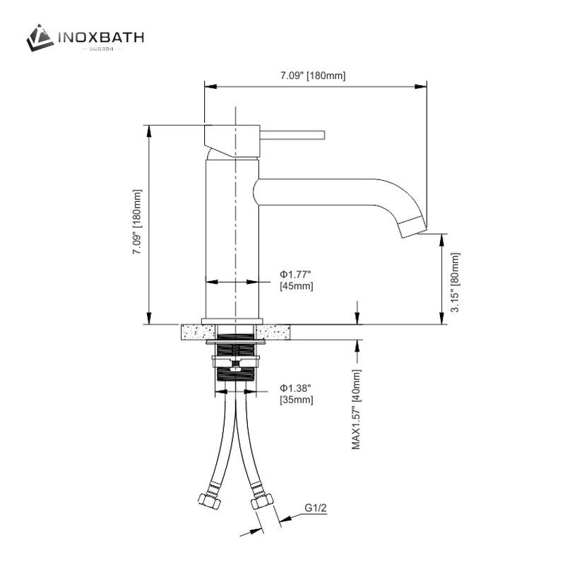 Aesthetically Pleasing Stainless Steel Bathroom Basin Faucet for Modern Baths
