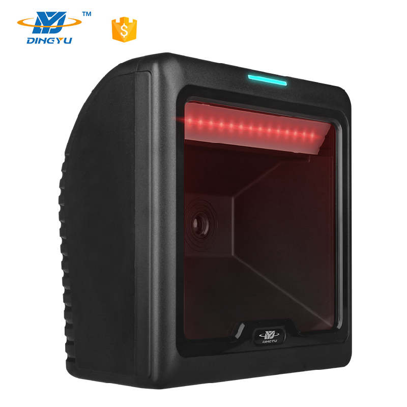 High-Performance 1d 2D Automatic Identification Desktop Barcode Scanning Platform CMOS Omnidirectional Supermarket Retail Scanner