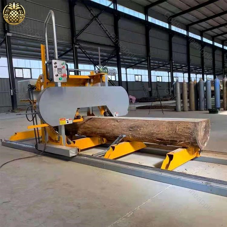 Ленточная пила по дереву портативная с ЧПУ дизельная электрическая для бревен