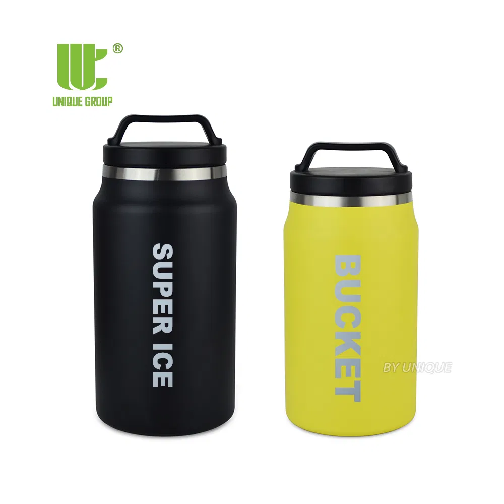 Portable Stainless Steel Ice Bucket for Outdoor Events