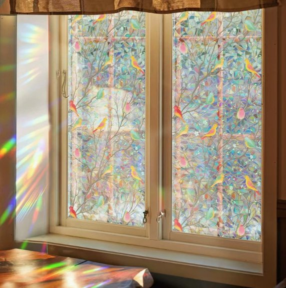 Rainbow Film Eco-Friendly Pet Material Dichroic Rainbow Iridescent Window Glass Decorative Film