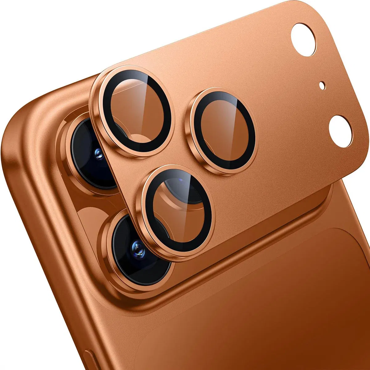Anti Scratch Full Cover Protection 360 Metal Frame Camera Lens Protector Film for iPhone 17 PRO, 17 PRO Max