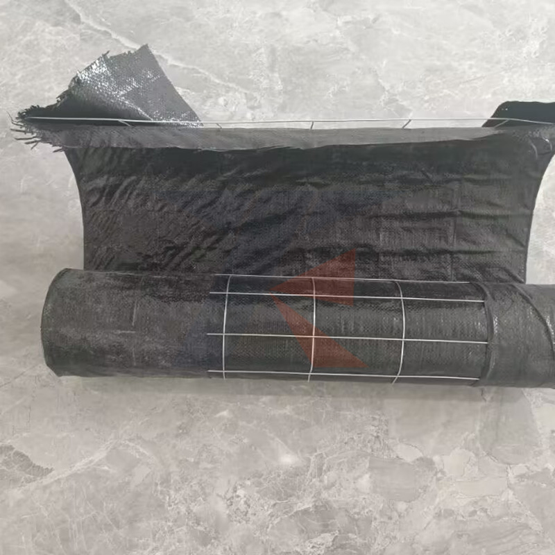 Black PP Woven Geotextile Fabric Wire Backed Silt Fence for Construction