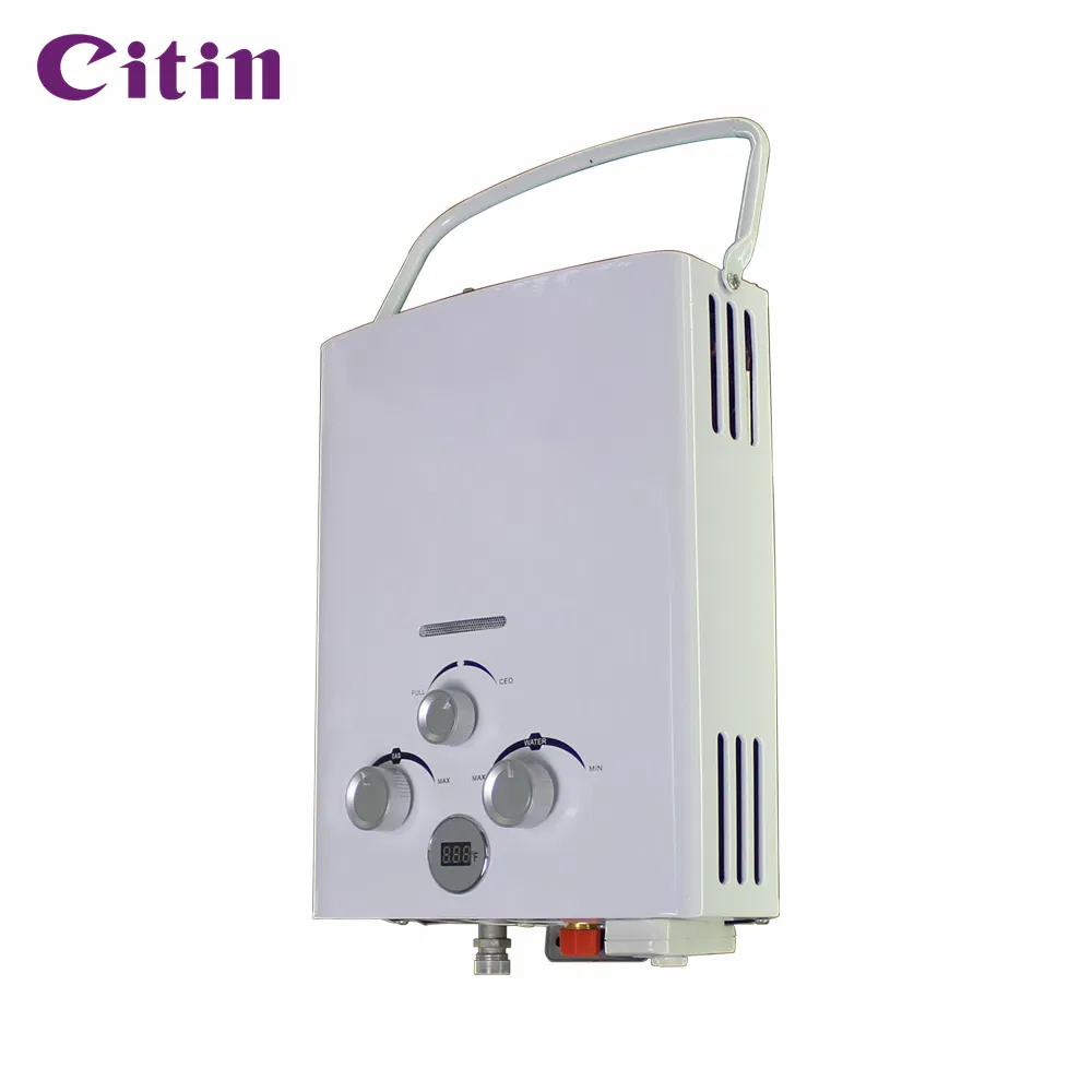 Compact Knob Control Gas Water Heater for Outdoor Adventures Gas Water Heater