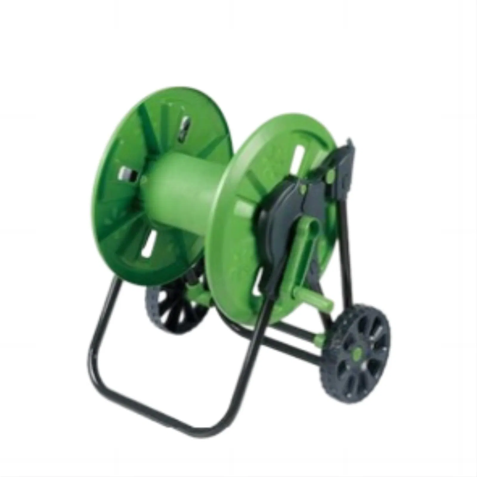 Folding Handle Adjustable Hose Reel Cart Garden Sprinkler