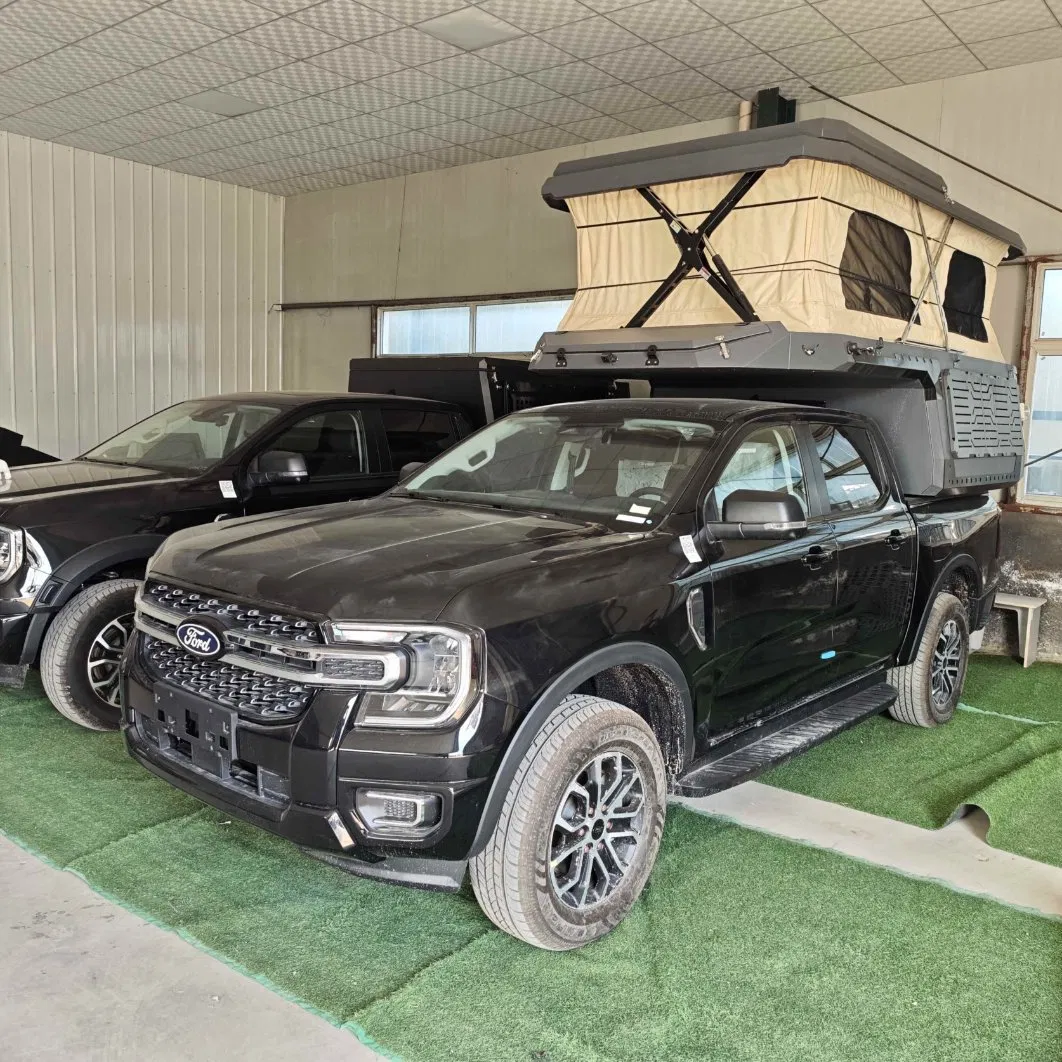 Accessible Design Pop up Truck Camper for Campers with Mobility Needs Featuring Ramp Entry