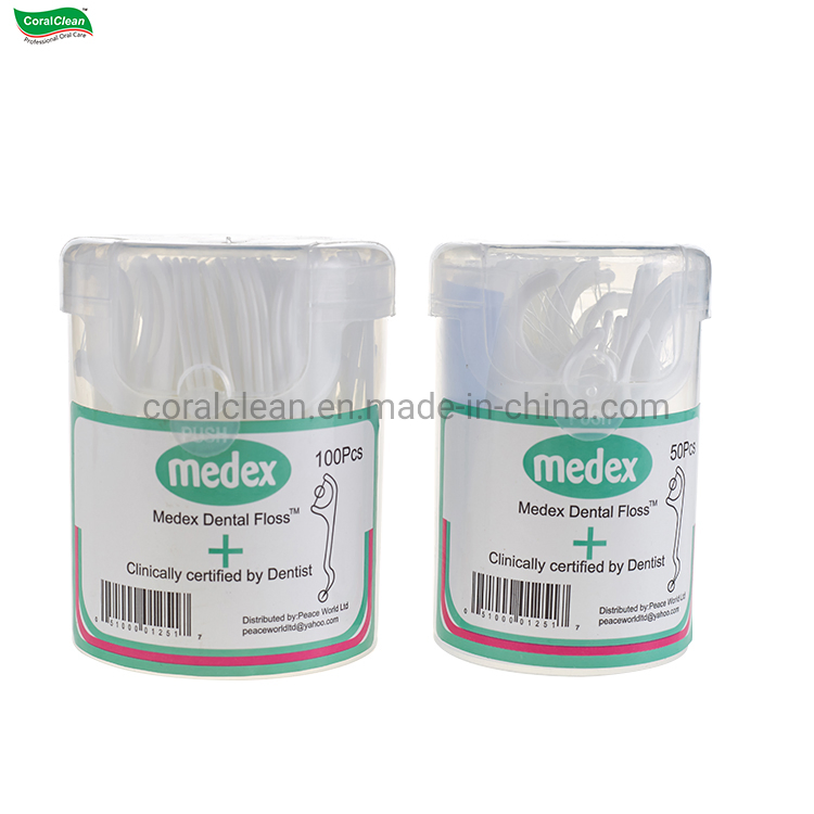 Customized Plastic Toothpick Dental Floss Picks Flosser Flosspick Tooth Pick