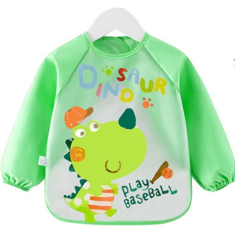 Waterproof Kids Apron, Baby Feeding & Art Smock, EVA Reversible Long Sleeve Coveralls – Wholesale Stock Available