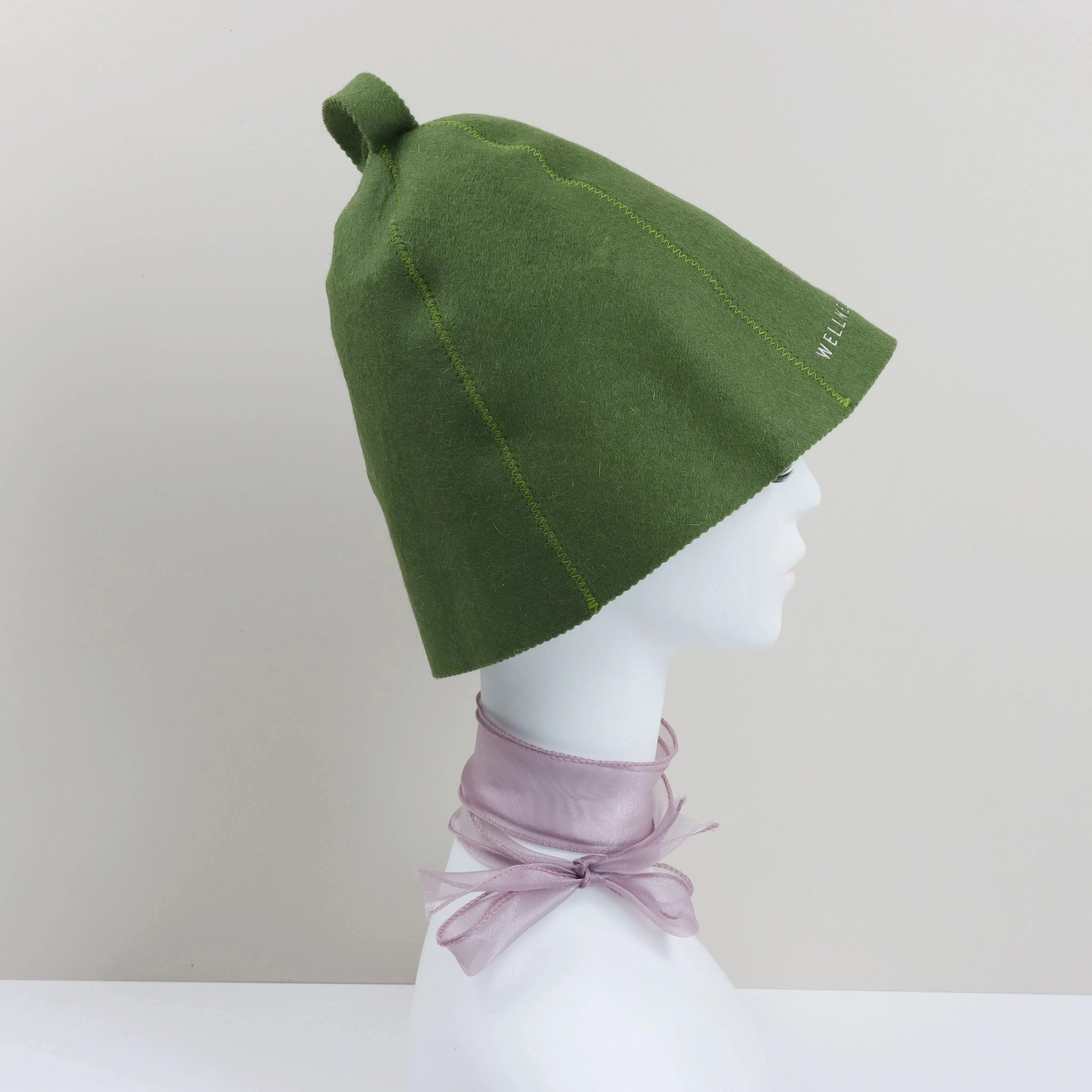 Wool Felt Sauna Cap - Even Heat Distribution & Odor Control