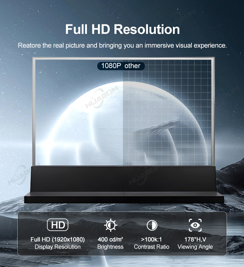 Ультратонкий прозрачный OLED-дисплей 30/55 дюймов