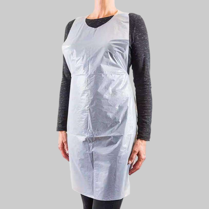 Eco-Friendly Disposable PE Apron in Custom Size with Personalized Printing