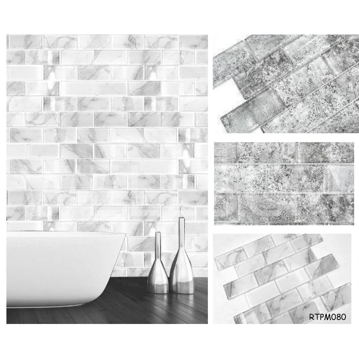 Hand Painting Glass Mosaic Hand Painting Crystal Glass Mosaic