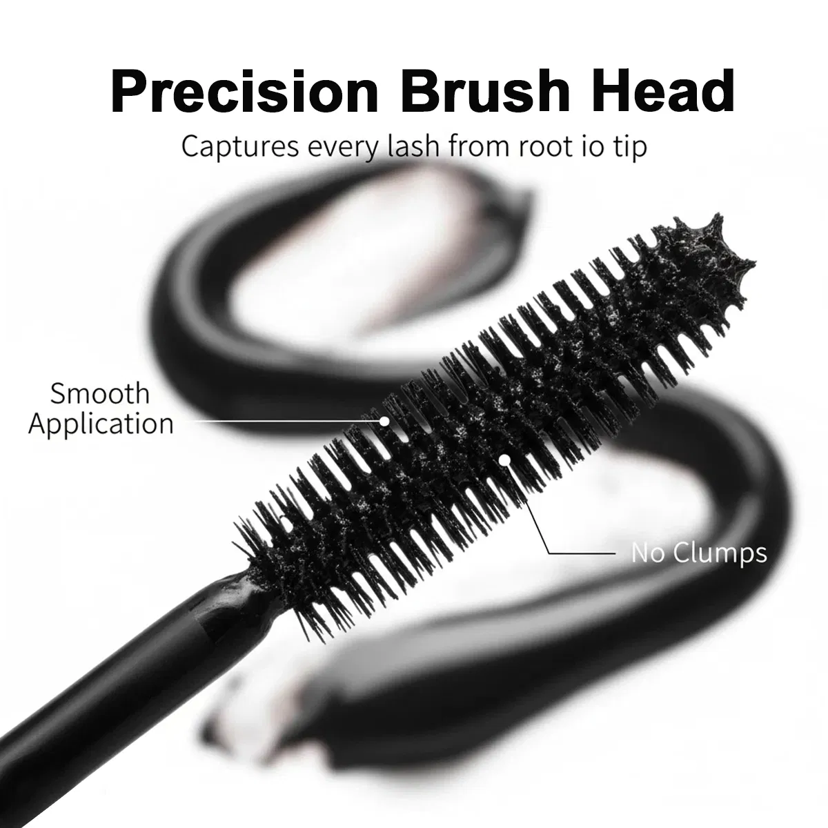 Best Waterproof Hypoallergenic Extension Lengthening Curling Eyelash 4D Fiber Mascara Makeup Cosmetics