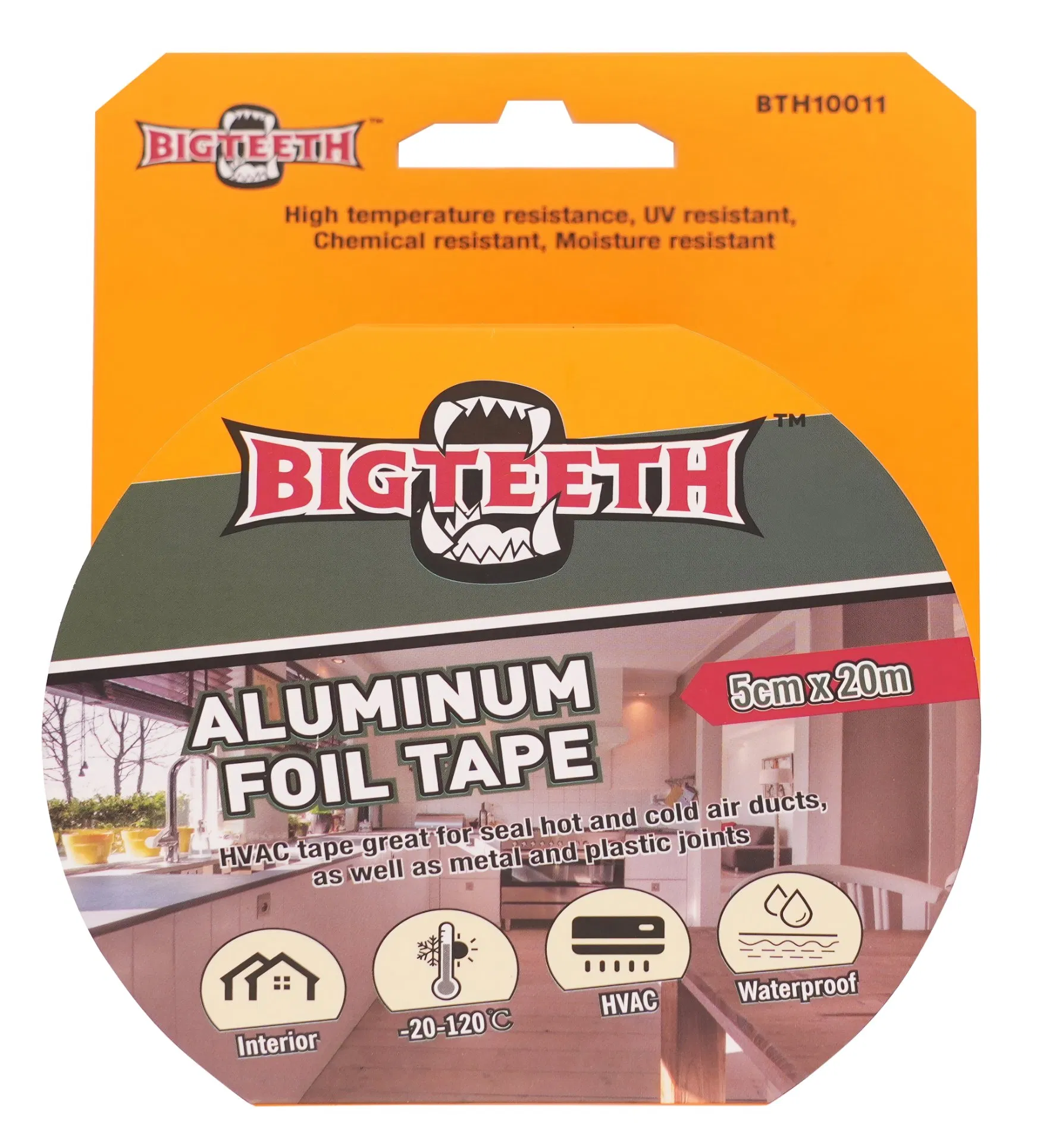 Bigteeth Bth10011 Aluminum Foil Tape 5cm X 20m.