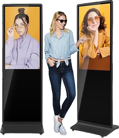 LCD Floor Standing Indoor Vertical Totem Advertising Commercial Digital Signage and Display Video Player