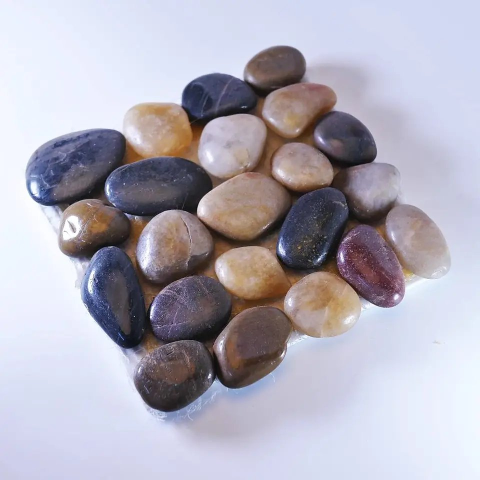 Featured Stone High Polished Garden Paving Stone Mosaic