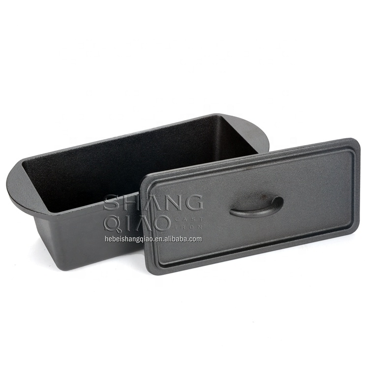 Чугунная форма для хлеба с крышкой, 35 см