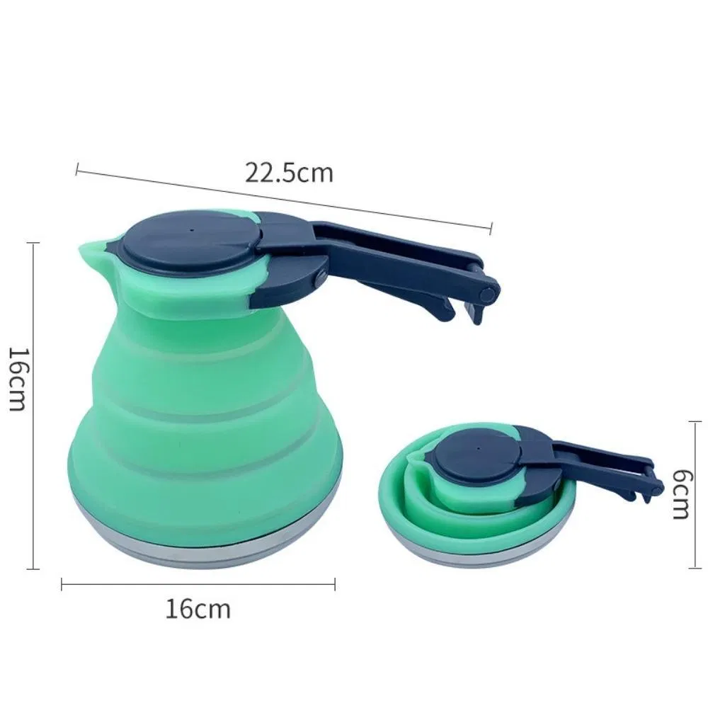 Ideal for Hiking Camping and Indoor Foldable Silicone Kettle Boiled Water Bl20011