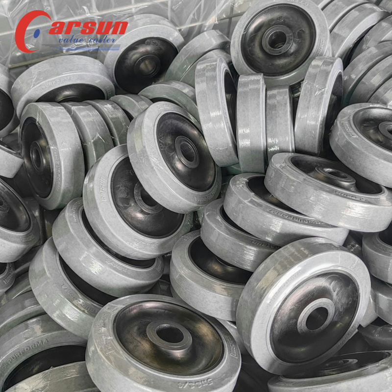 5inch TPR Conductive Wheels Thermoplastic Rubber ESD Antistatic Wheels