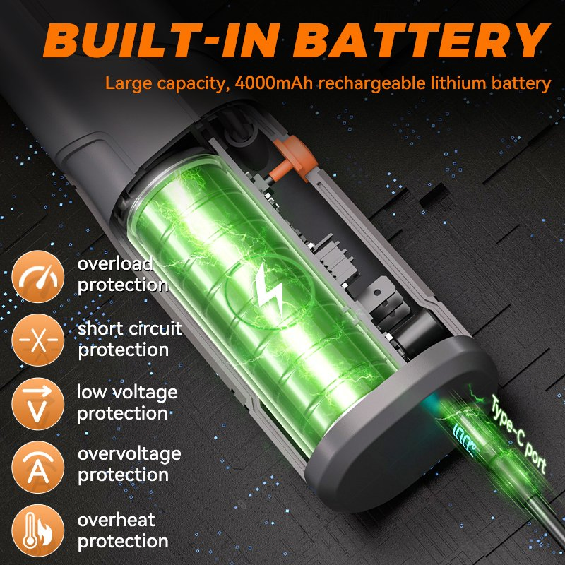 Low-Noise Electric Pruning Scissors for One-Handed Outdoor Horticulture Work