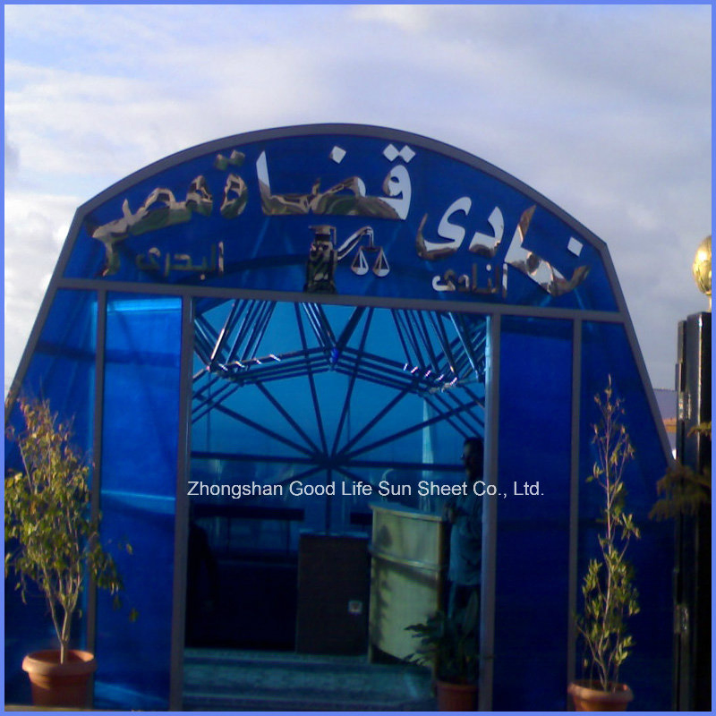 10-Year Warranty UV Resistant 8mm Triple Wall Polycarbonate Hollow Sheet