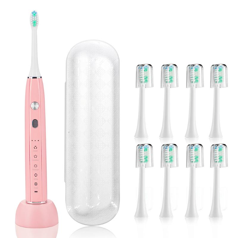 Adult Automatic Whitening Rechargeable Customized Prevent Sanitizer Sonic Electric Toothbrush