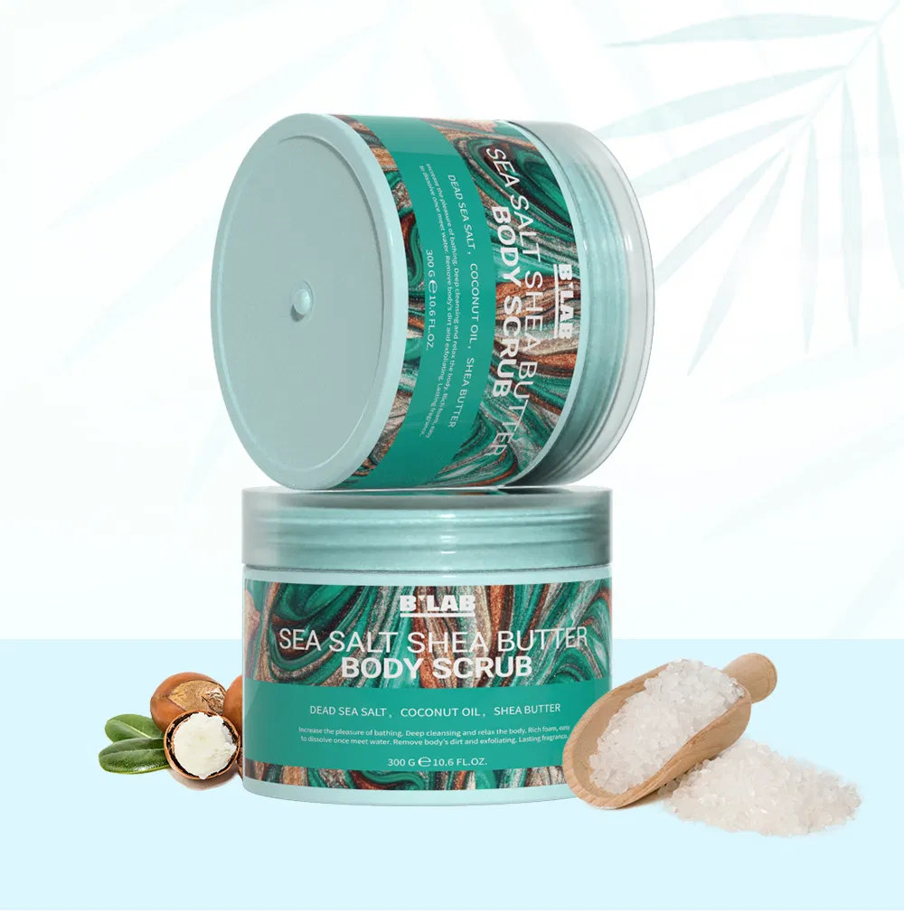 Manufacture Wholesale Private Label Exfoliating Body Scrub Organic Dead Sea Salt Scrub