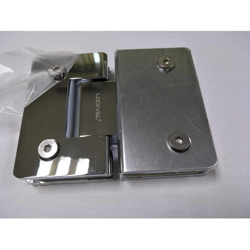 En1670 Certified Brass Shower Door Hinge Used in 180 Degree Frameless Glass to Glass, Bathroom Accessories