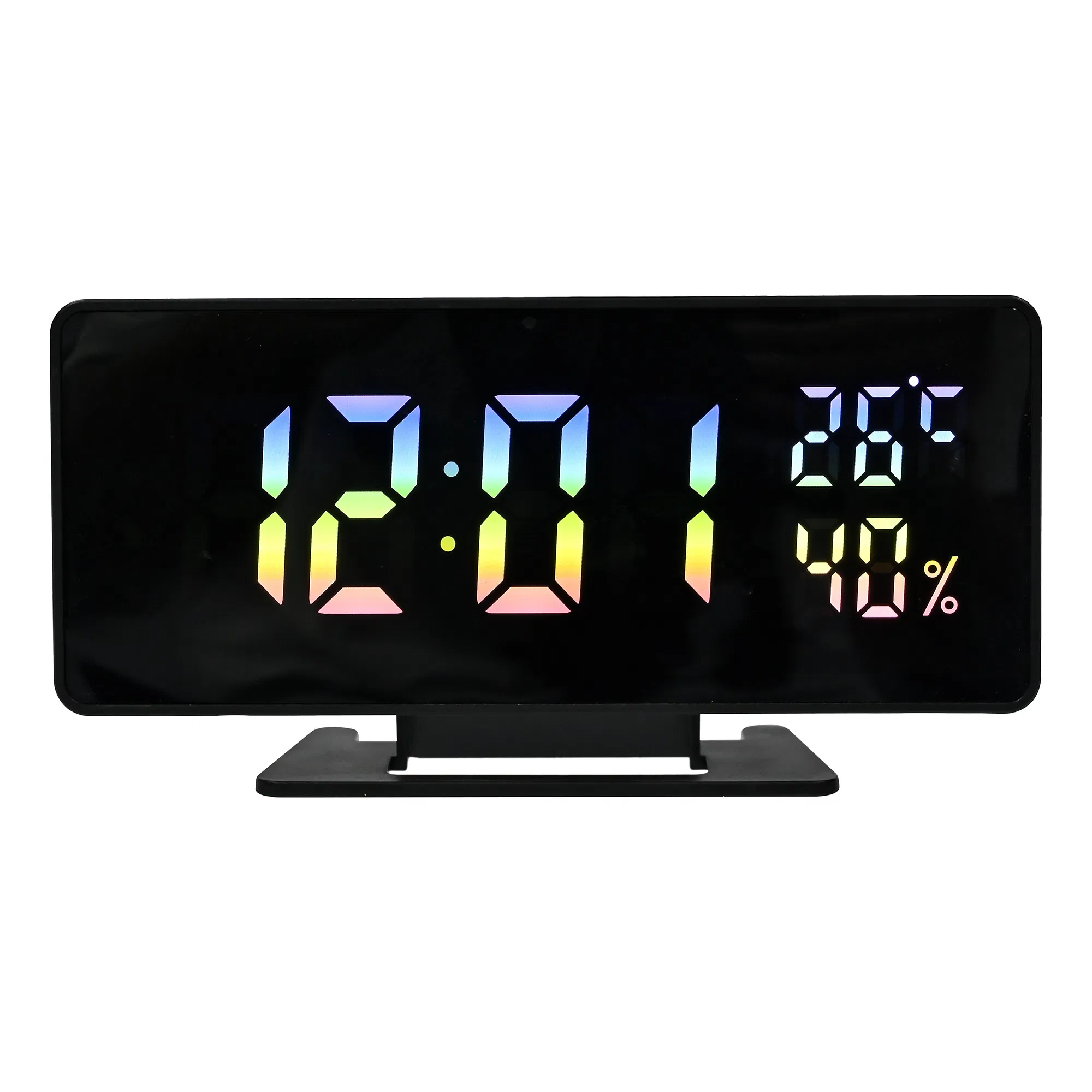 Black Dial Customized Transportation Service Broken Resistant LED Big Digital Clock
