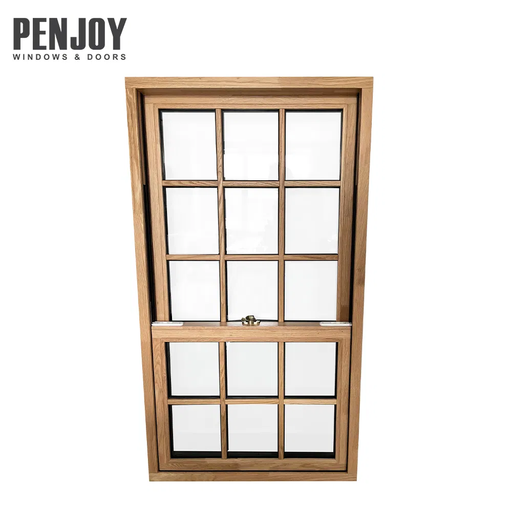 Low Formaldehyde Aluminum Clad Wood Hung Window - UV-Resistant
