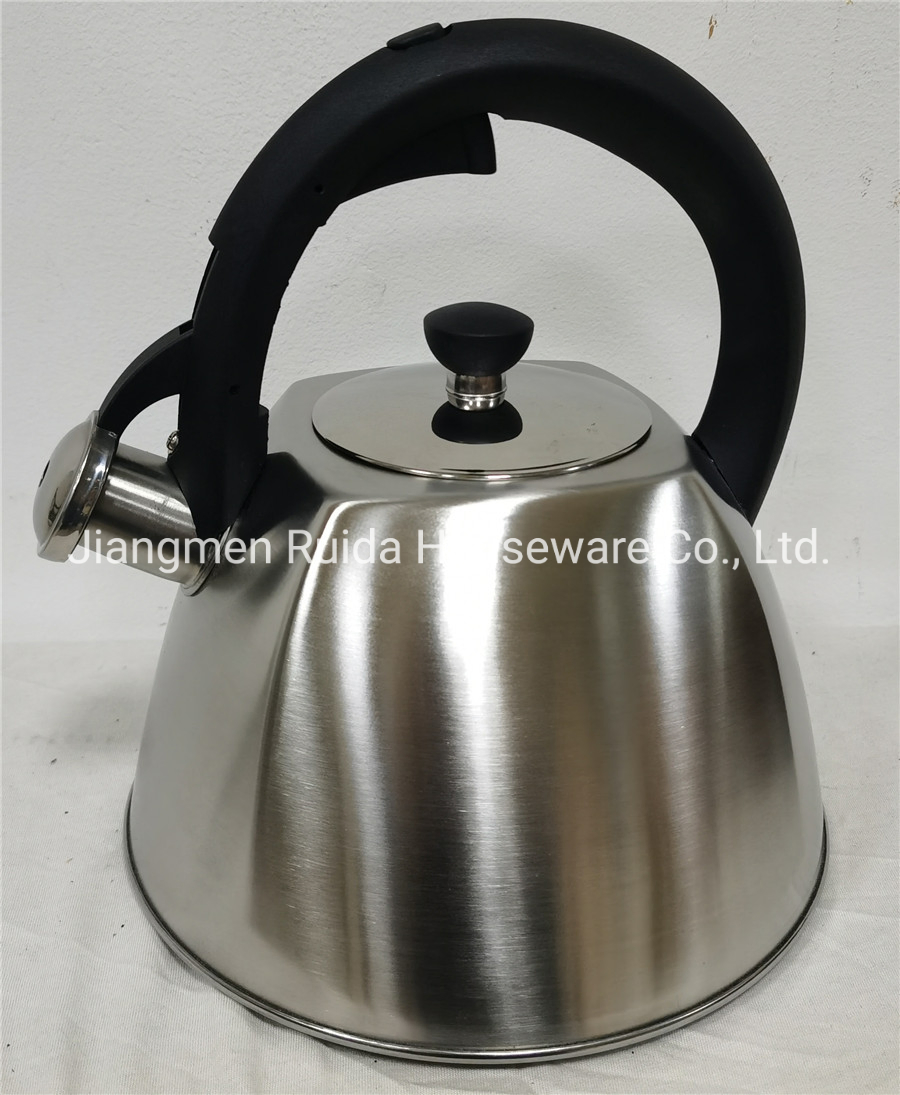 Stainless Steel Kitchenware 3.0 Liter Stainless Steel Teapot Whistling Kettles in Color Coating
