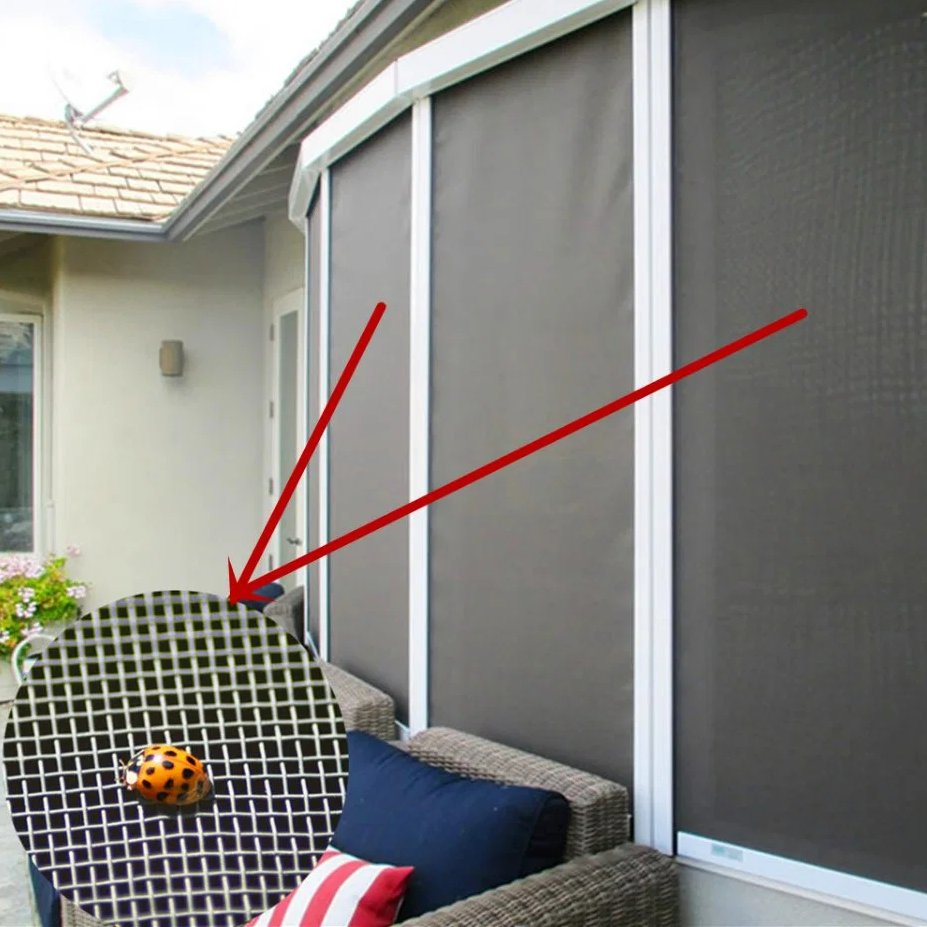 Aluminum Frame Steel Mosquito Net Security Screen Mesh Window Screen Mesh