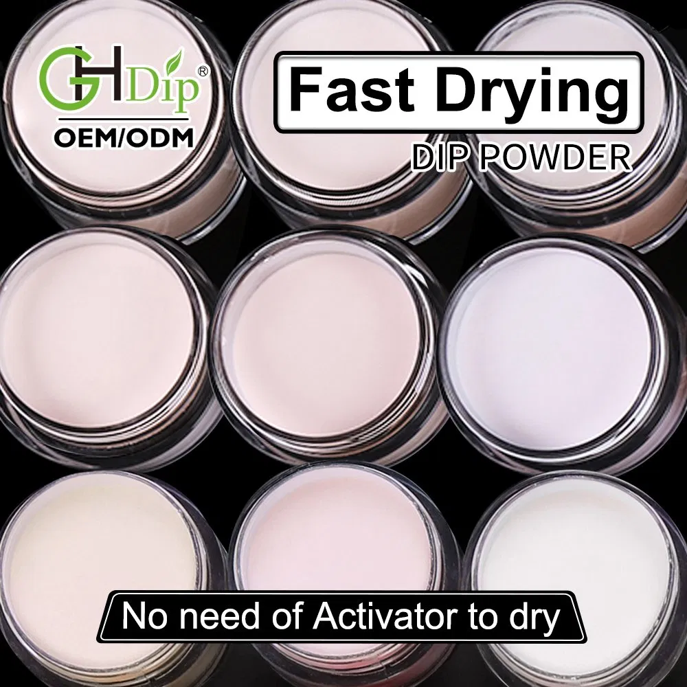 Brown Color Nude Nail Acrylic Dipping Powder for DIP Nail Art
