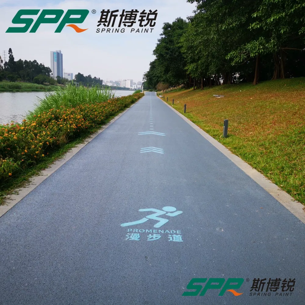 a UV-Stable Asphalt Pavement Floor for High Solar Radiation Areas