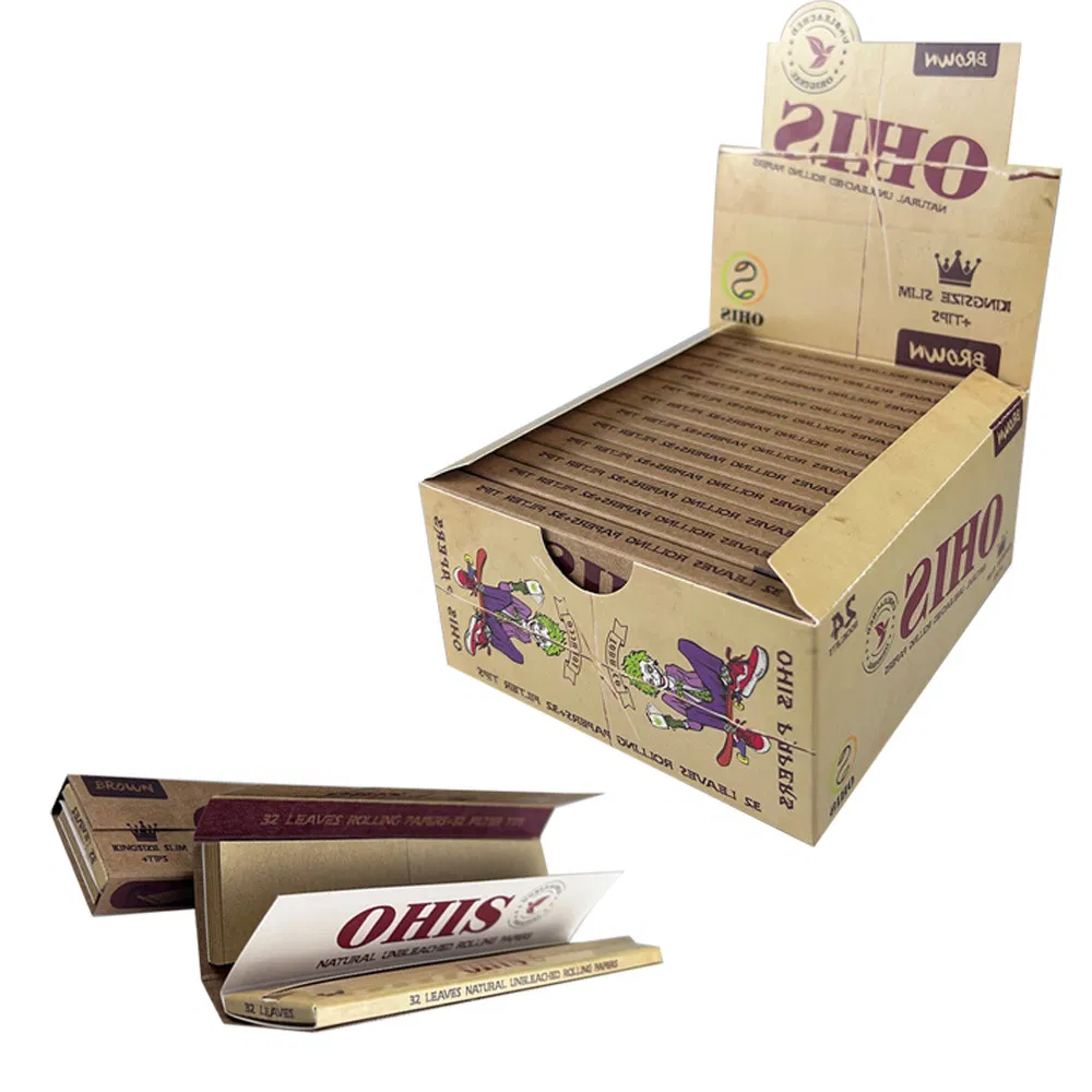 Custom Brand Top Rolling Paper Factory Tobacco Cigarette Paper Smoking Accessories