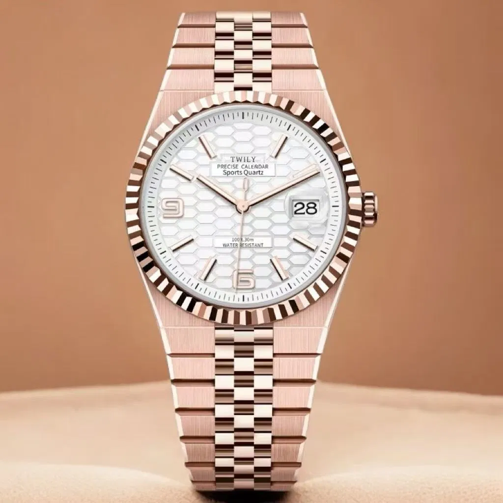 Wholesale Custom Clock Moissanite Luxury Brand Men Gift Waterproof Automatic Mechanical Luminous Watch