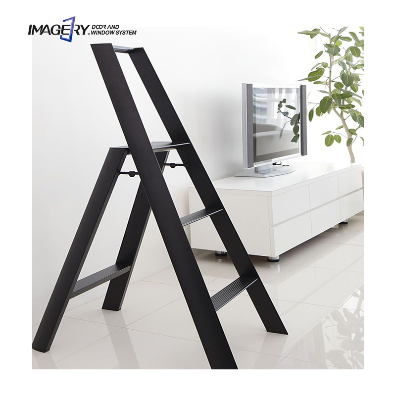Modern Design 3 Step Aluminum Folding Ladder for Home & Apartment Use